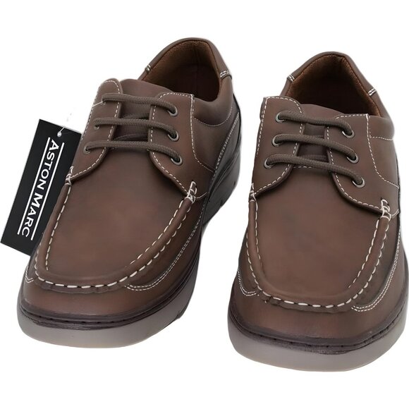 Aston Marc Lace-Up Comfort Boat Shoes Tan Casual Deck Men's US 8M - Picture 5 of 6